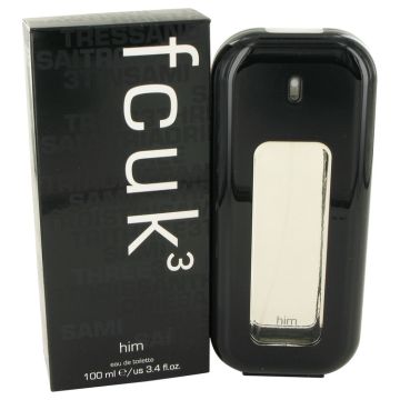 French Connection Fcuk 3 Eau de Toilette 100ml Hommes