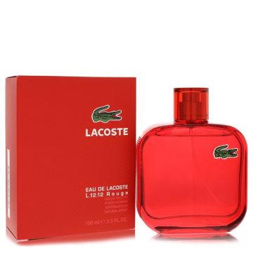 Lacoste  Eau De  L.12.12 Rouge Eau de Toilette 100ml Herren