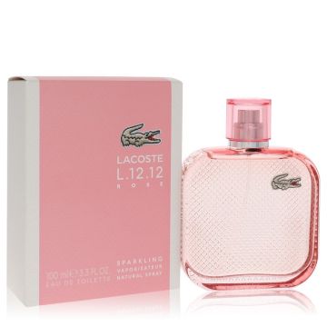 Lacoste  Eau De  L.12.12 Rose Sparkling Eau de Toilette 100ml Damen
